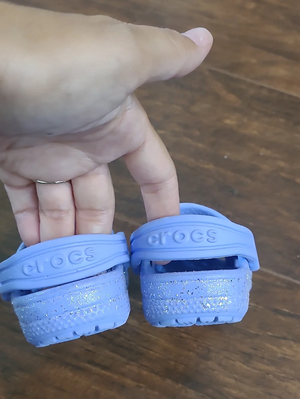 CROCS sparkling light